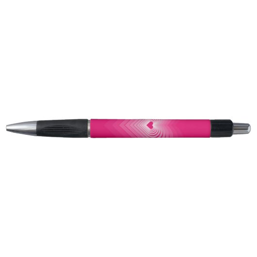 Roze harten Pen (Voorkant)