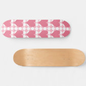 Roze harten persoonlijk skateboard (Horizontaal)