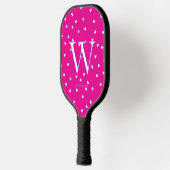 Roze harten pickleball paddle (Links)