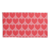 Roze harten Pillow HAMbyWG Kussensloop (Achterkant-Rechts)