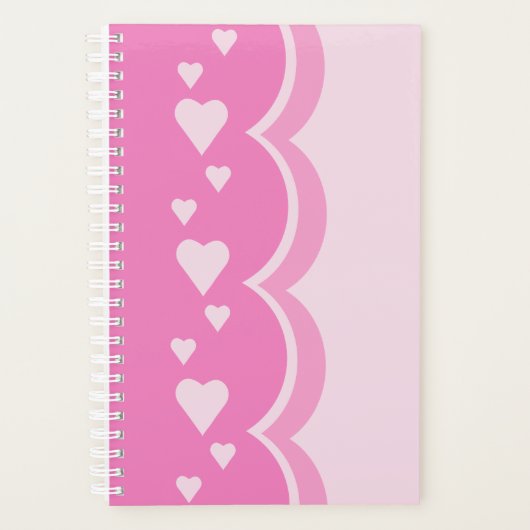 Roze harten planner (Voorkant)
