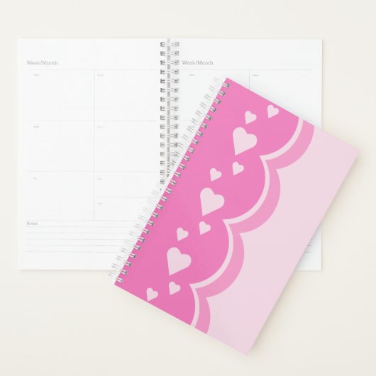 Roze harten planner (Display)
