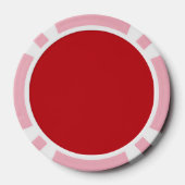 Roze Harten Poker Chips (Achterkant)