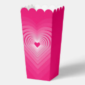 Roze Harten Popcorn Box Bedankdoosjes (Achterkant)