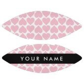 Roze harten, Romantisch, Jouw naam, Personaliseer American Football (Panelen)