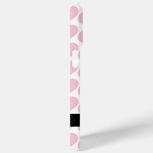 Roze harten, Romantisch, Jouw naam, Personaliseer Case-Mate iPhone Case (Achterkant / Rechts)