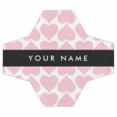 Roze harten, Romantisch, Jouw naam, Personaliseer Voetbal (Enkel)