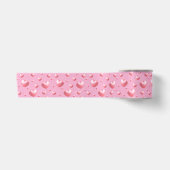 Roze harten satijnen lint (Voorkant)