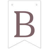 Roze harten schattige verjaardagsfeestje bunting v vlaggetjes (Tweede vlag)