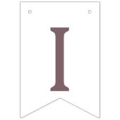 Roze harten schattige verjaardagsfeestje bunting v vlaggetjes (Derde vlag)