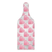 Roze harten snijplank (Voorkant)