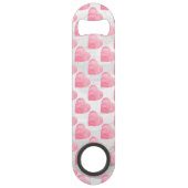 Roze harten speed flessenopener (Voorkant)