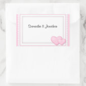 Roze harten Stickers (Tas)