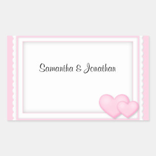 Roze harten Stickers