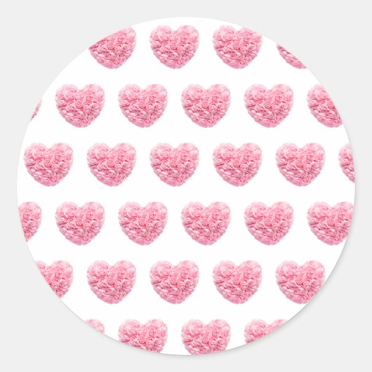 Roze harten Stickers (Voorkant)