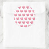 Roze harten Stickers (Tas)