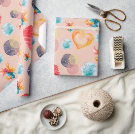 Roze Harten Stijl Cadeaupapier