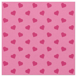 Roze harten stof