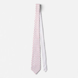 Roze harten stropdas