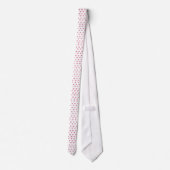Roze harten stropdas (Achterkant)