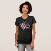 Roze harten t-shirt (Voorkant volledig)