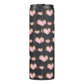Roze Harten Thermosbeker (Achterkant)