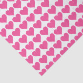 Roze harten tissuepapier (Detail)