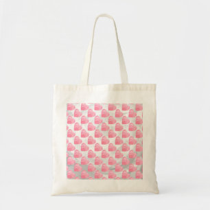 Roze harten tote bag