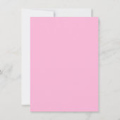 Roze Harten Valentijnsdag Koppel Bruidsfeest Kaart (Achterkant)