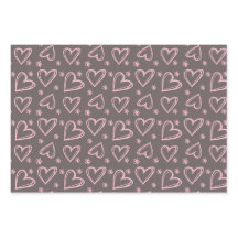 Roze harten Valentijnsdag Love Retro Checker