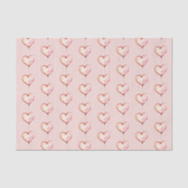 Roze Harten Verjaardag Tissuepapier