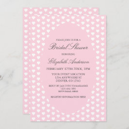 Roze harten Vrijgezellenfeest Kaart