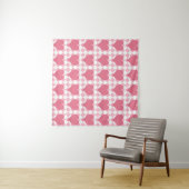Roze harten wandkleed (In Situ (horizontaal))