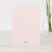 Roze harten Witte katten Liefde Kaart (Achterkant)