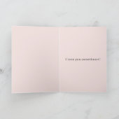Roze harten Witte katten Liefde Kaart (Binnen)