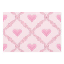 Roze hartenpakpapier