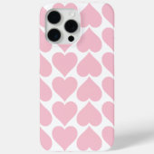 Roze hartenpatroon, romantisch, liefde Case-Mate iPhone case (Achterkant)