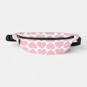 Roze hartenpatroon, romantisch, liefde heuptasje