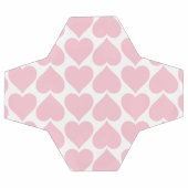 Roze hartenpatroon, romantisch, liefde voetbal (Enkel)