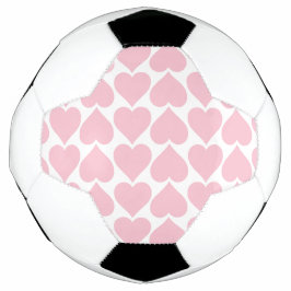 Roze hartenpatroon, romantisch, liefde voetbal