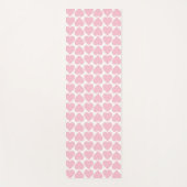 Roze hartenpatroon, romantisch, liefde yogamat (Voorkant)