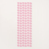 Roze hartenpatroon, romantisch, liefde yogamat (Achterkant)