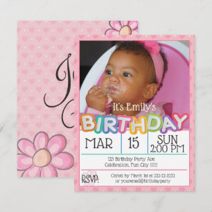 Roze hartfoto Aangepaste foto Maandag Kaart