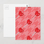 roze harthandelaar briefkaart (Voorkant / Achterkant)