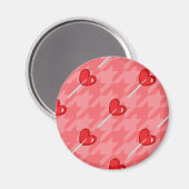 roze harthandelaar magneet (Voorkant / Achterkant)