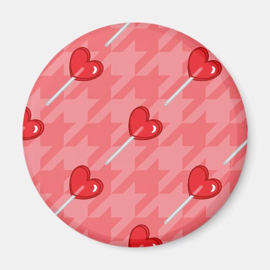 roze harthandelaar magneet (Voorkant)