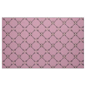Roze harthangslot met sleutelpatroon stof (Fat Quarter)
