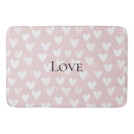 Roze Hartjes Bruiloft Bridal Shower Badmat