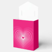 Roze Hartjes Favor Doos Bedankdoosjes (Geopend)