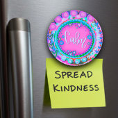  roze hartjes kalm trendy modern plezier magneet